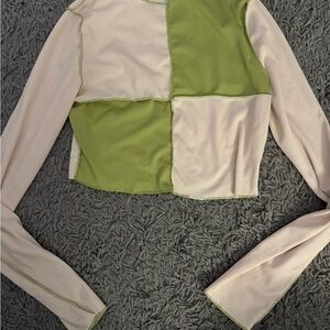 Colorblock Long Sleeve Top